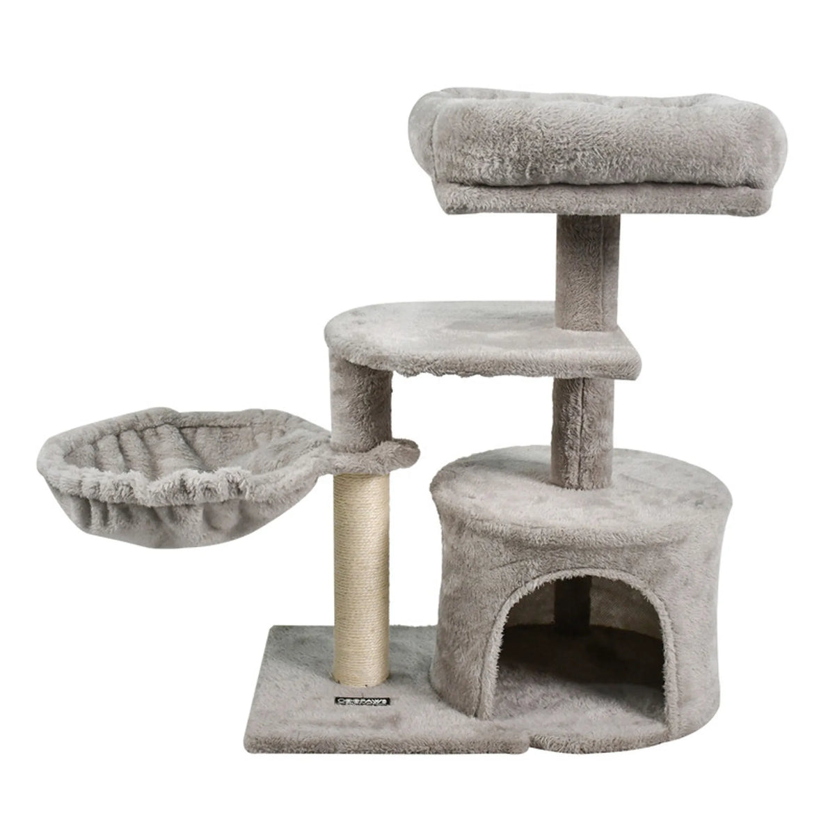 GOOPAWS 57-Inch Cat Tree with Condo and Hammock