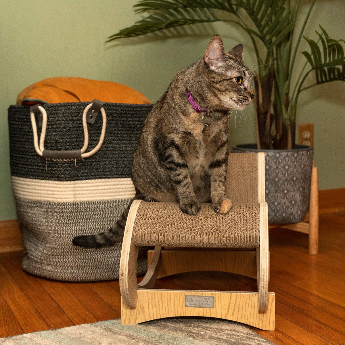 Armarkat S1302 Cat Rocking Chair and Scratching Bed