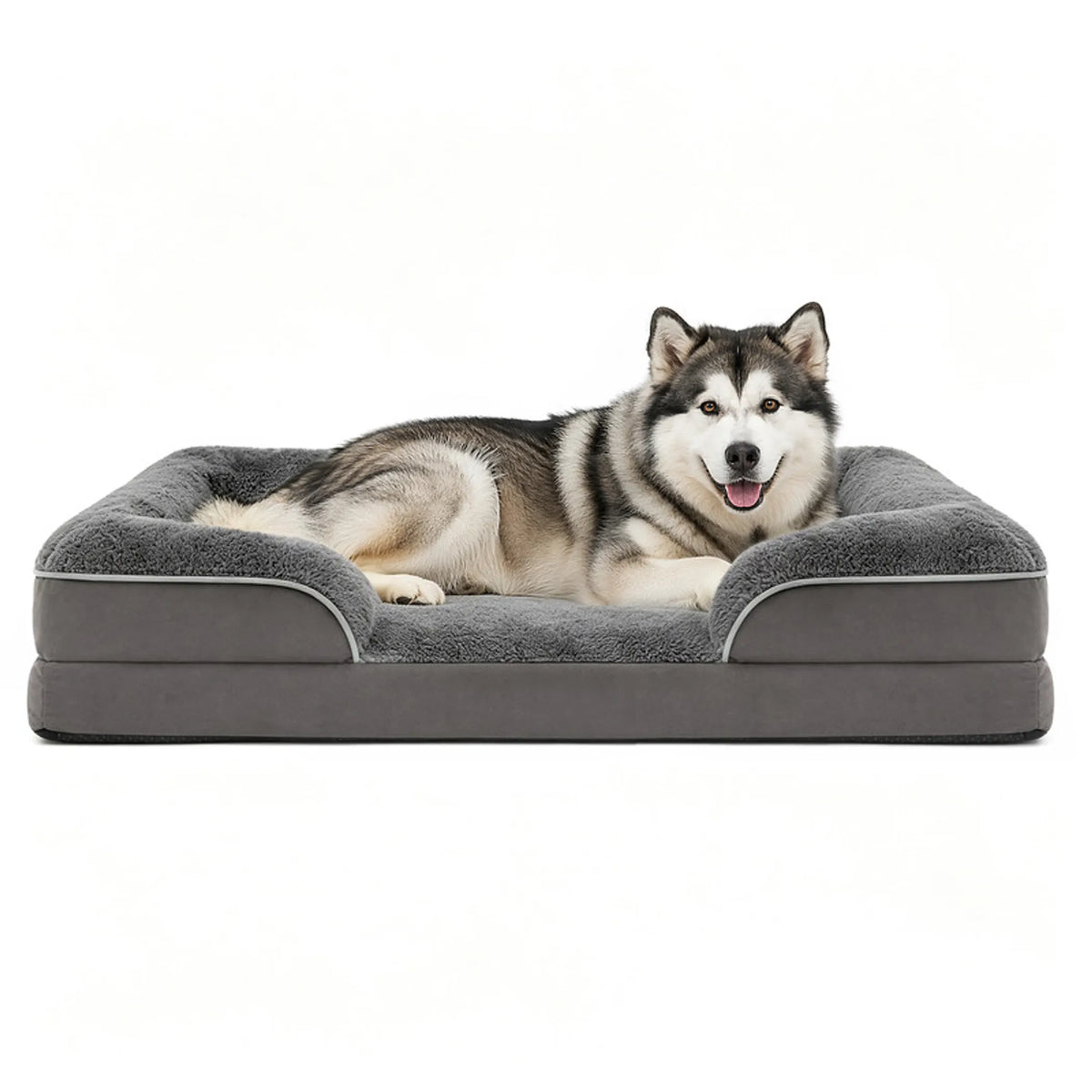 LFC PETS Orthopedic Bolster Pet Bed