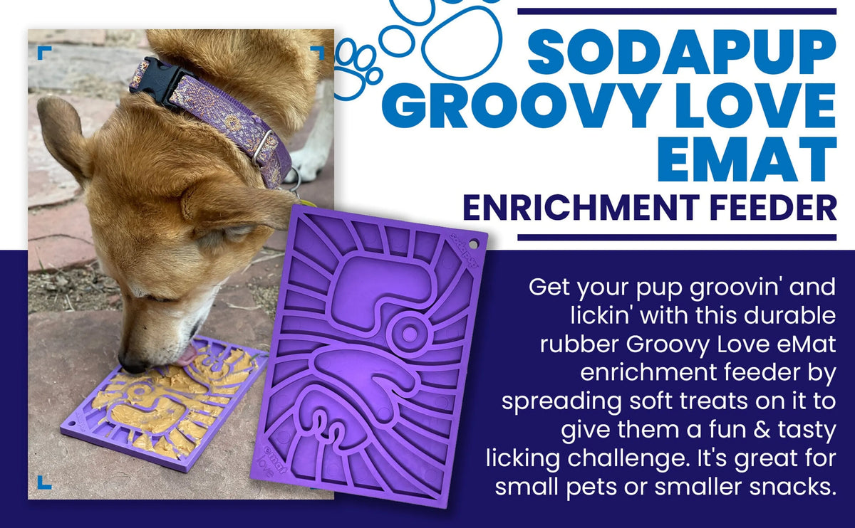 SodaPup Groovy Love Small Lick Mat