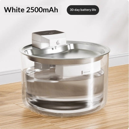 3L Cordless Stainless Steel Cat Water Fountain