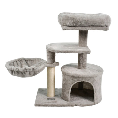 GOOPAWS 57-Inch Cat Tree with Condo and Hammock