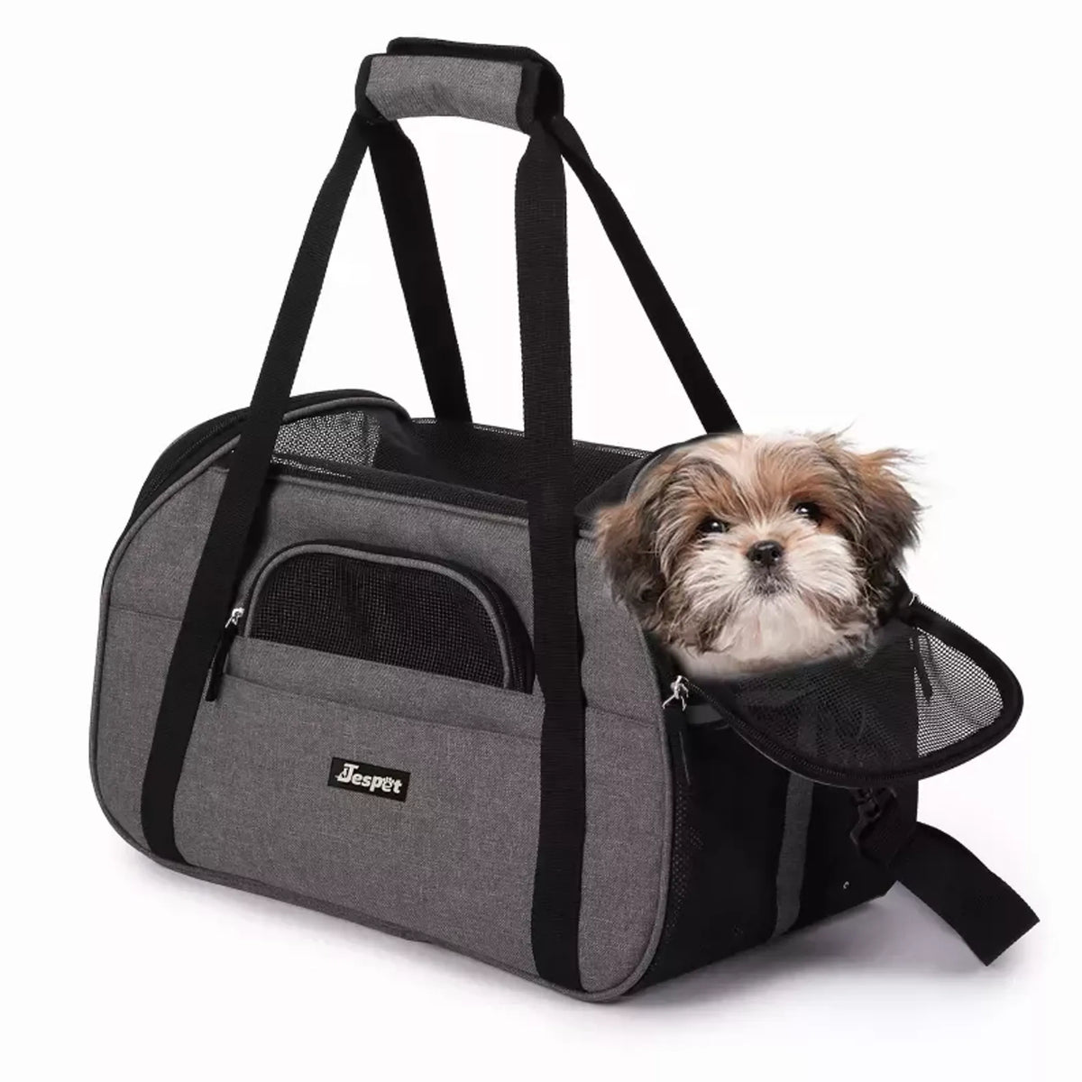 JESPET Soft-Sided Pet Carrier for Small Dogs and Cats