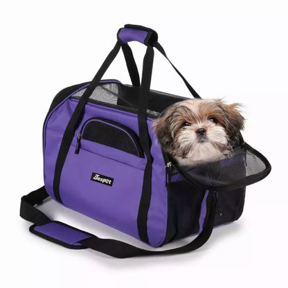 JESPET Soft-Sided Pet Carrier for Small Dogs and Cats