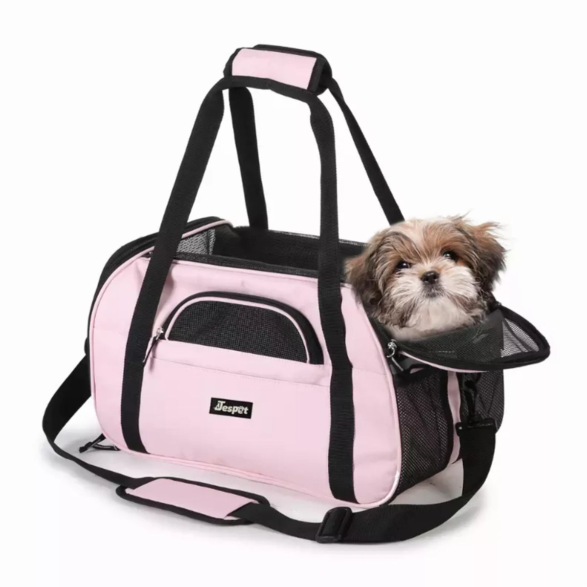 JESPET Soft-Sided Pet Carrier for Small Dogs and Cats
