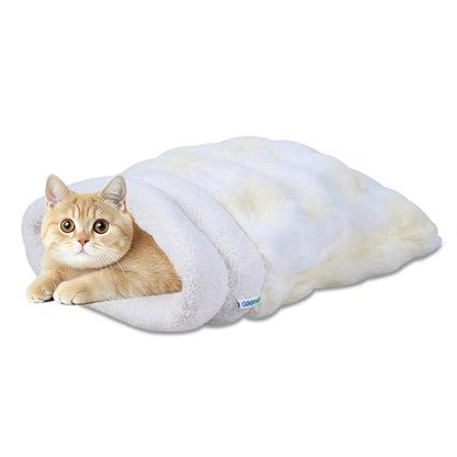 GOOPAWS 4-in-1 Self-Warming Cat Sack Bed