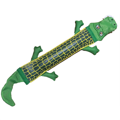 Crocodile Fire Hose Dog Toy with Squeaker