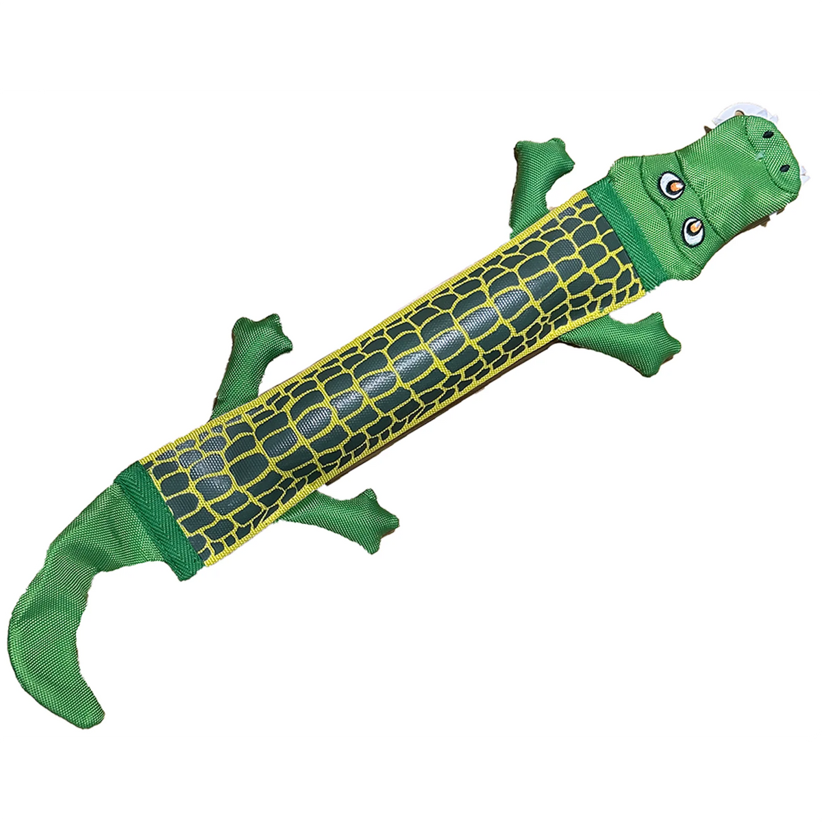 Crocodile Fire Hose Dog Toy with Squeaker