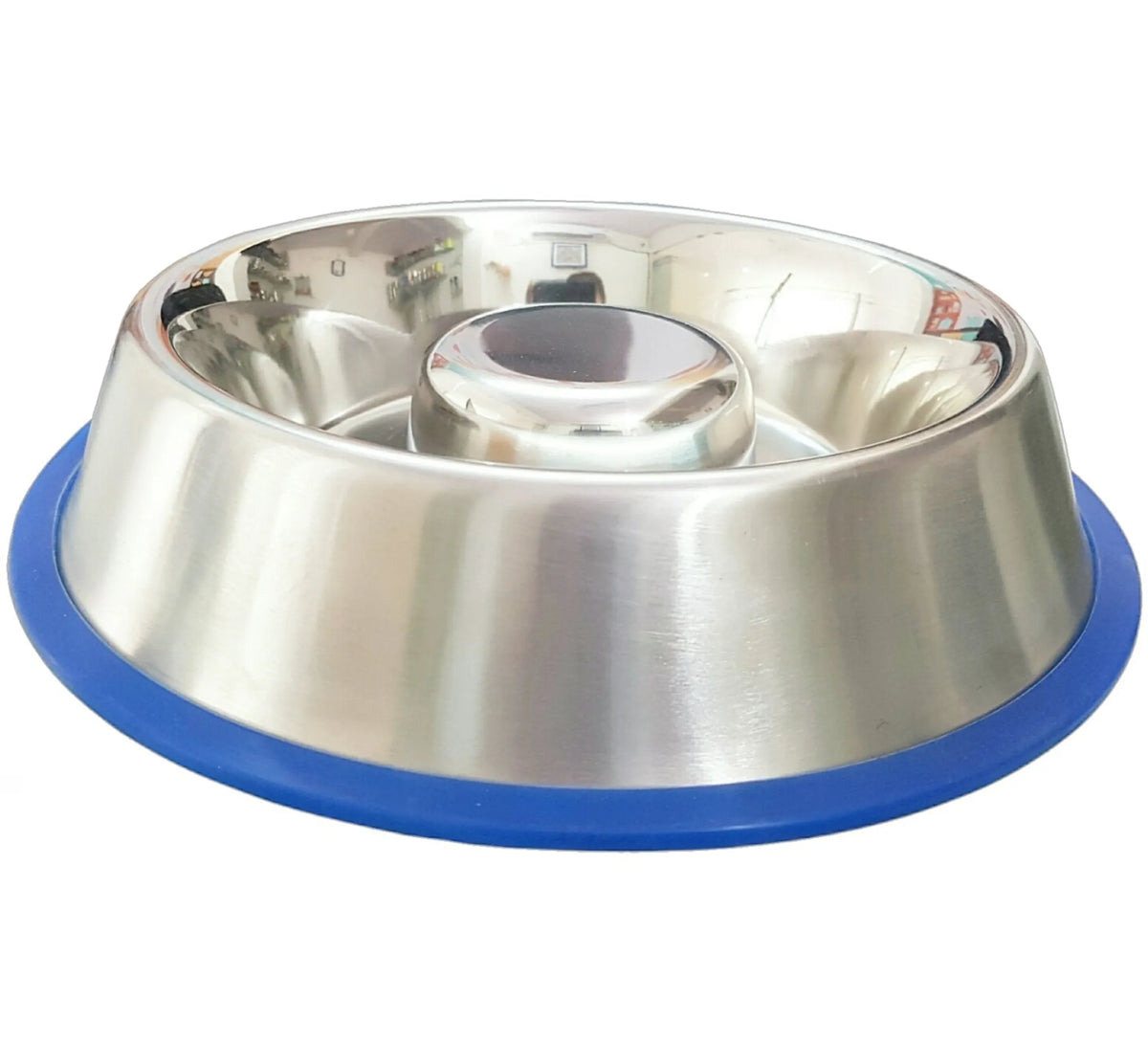 Mr. Peanut's Stainless Steel Slow Feed Dog Bowl