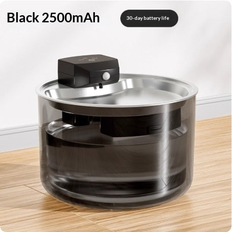3L Cordless Stainless Steel Cat Water Fountain
