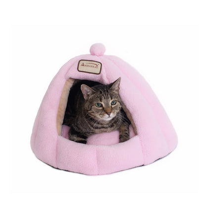 Armarkat Soft Pink Cat Cave Bed