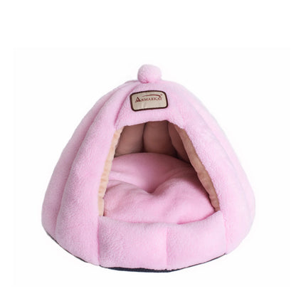 Armarkat Soft Pink Cat Cave Bed