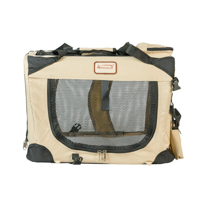 Armarkat PC201B Folding Soft Dog Crate and Carrier