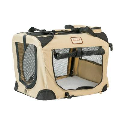 Armarkat PC201B Folding Soft Dog Crate and Carrier