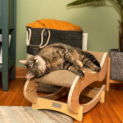 Armarkat S1302 Cat Rocking Chair and Scratching Bed