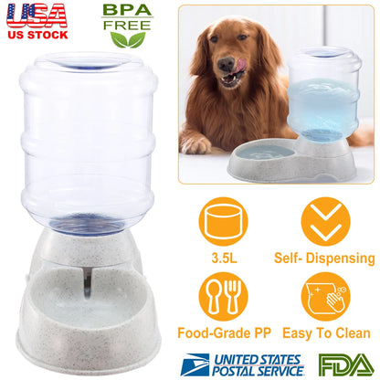 Gravity Pet Water Dispenser 3.5L