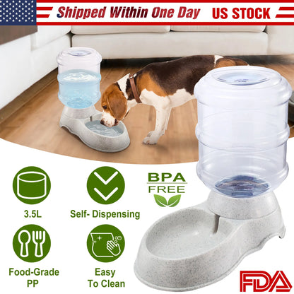 Gravity Pet Water Dispenser 3.5L