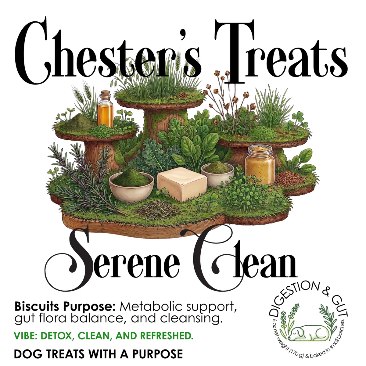Chester Serene and Clean Dog Biscuit Treats