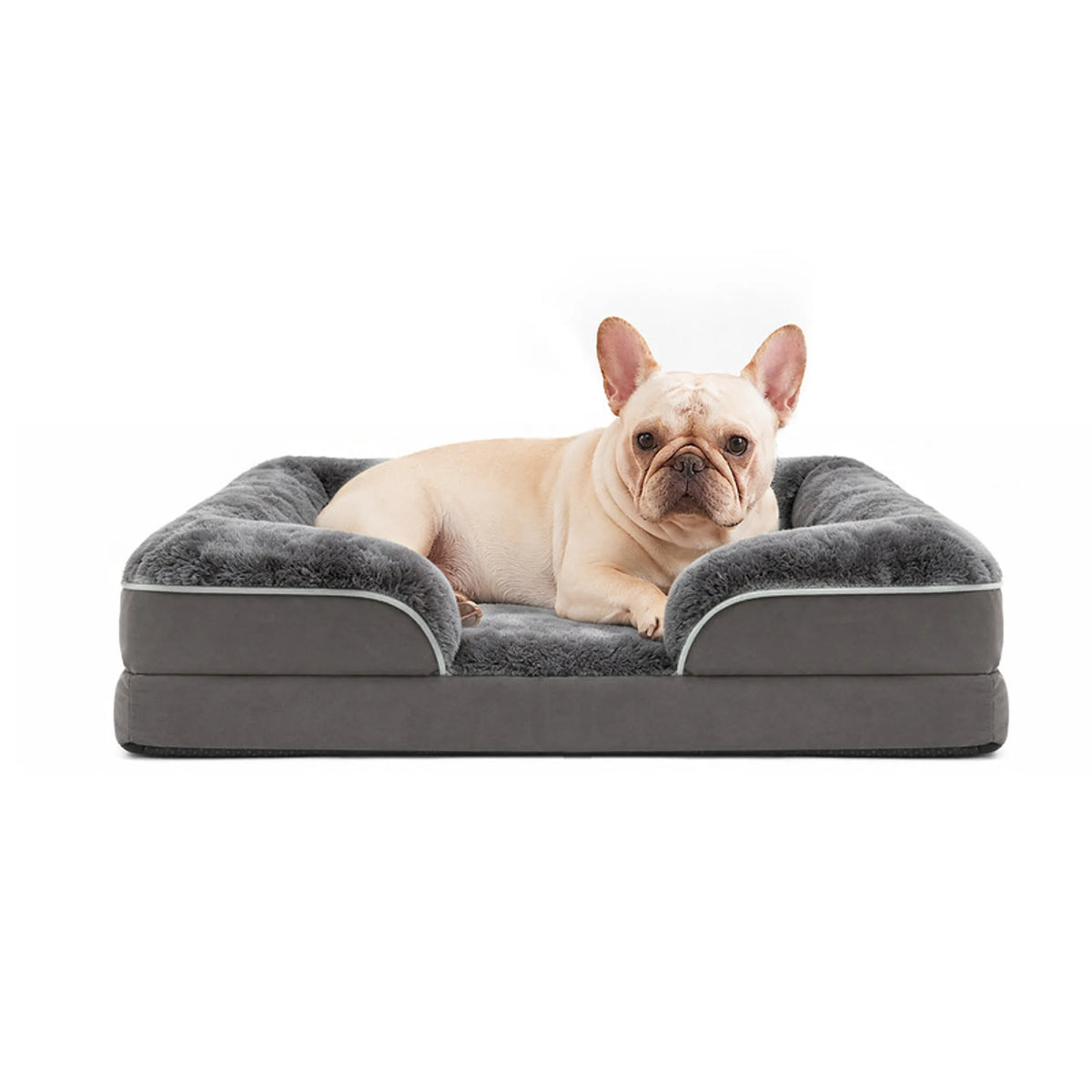 LFC PETS Orthopedic Bolster Pet Bed