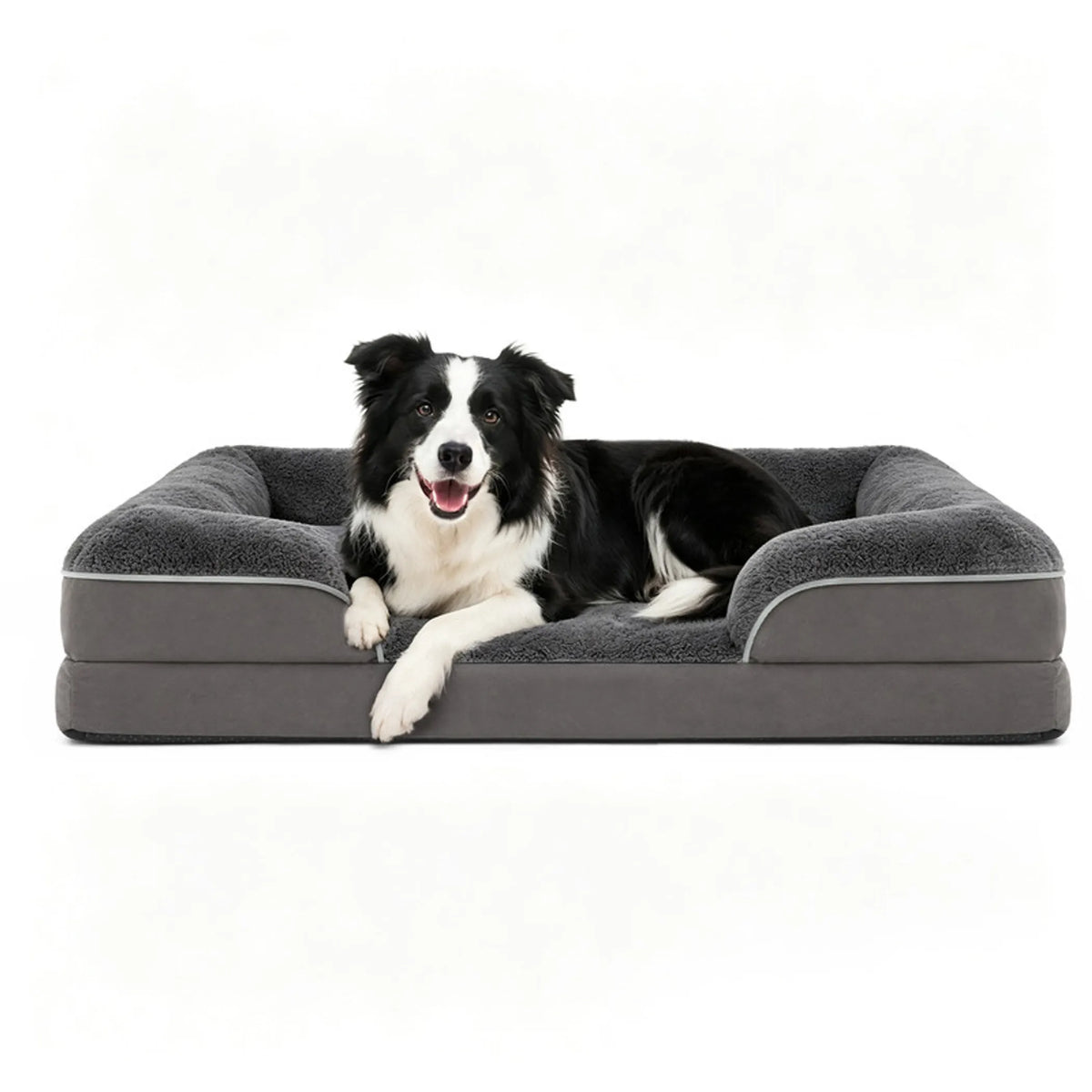 LFC PETS Orthopedic Bolster Pet Bed