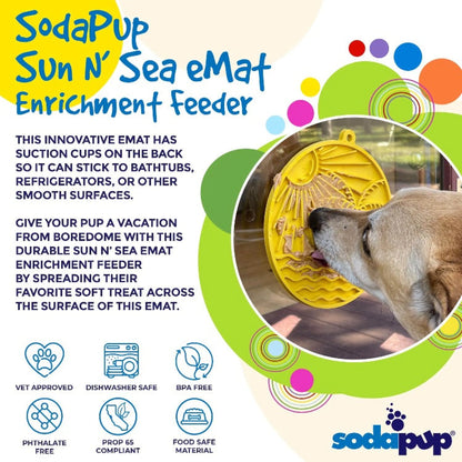 SodaPup Sun n Sea Suction Lick Mat