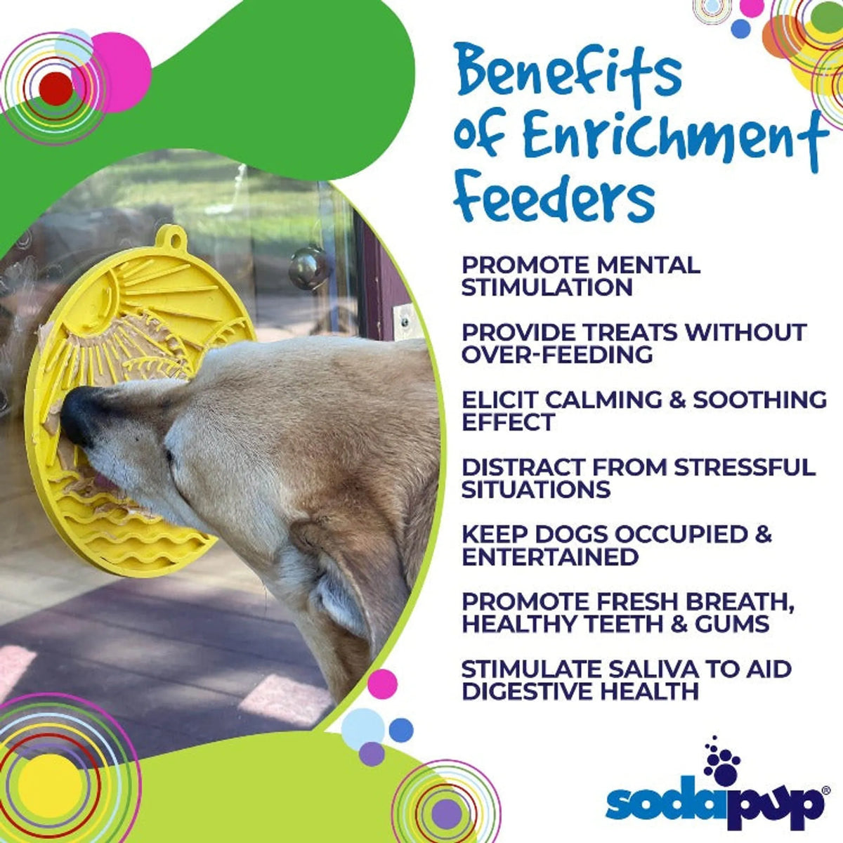 SodaPup Sun n Sea Suction Lick Mat