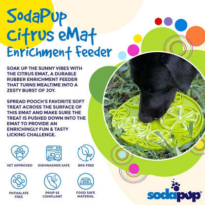 SodaPup Citrus Suction Lick Mat