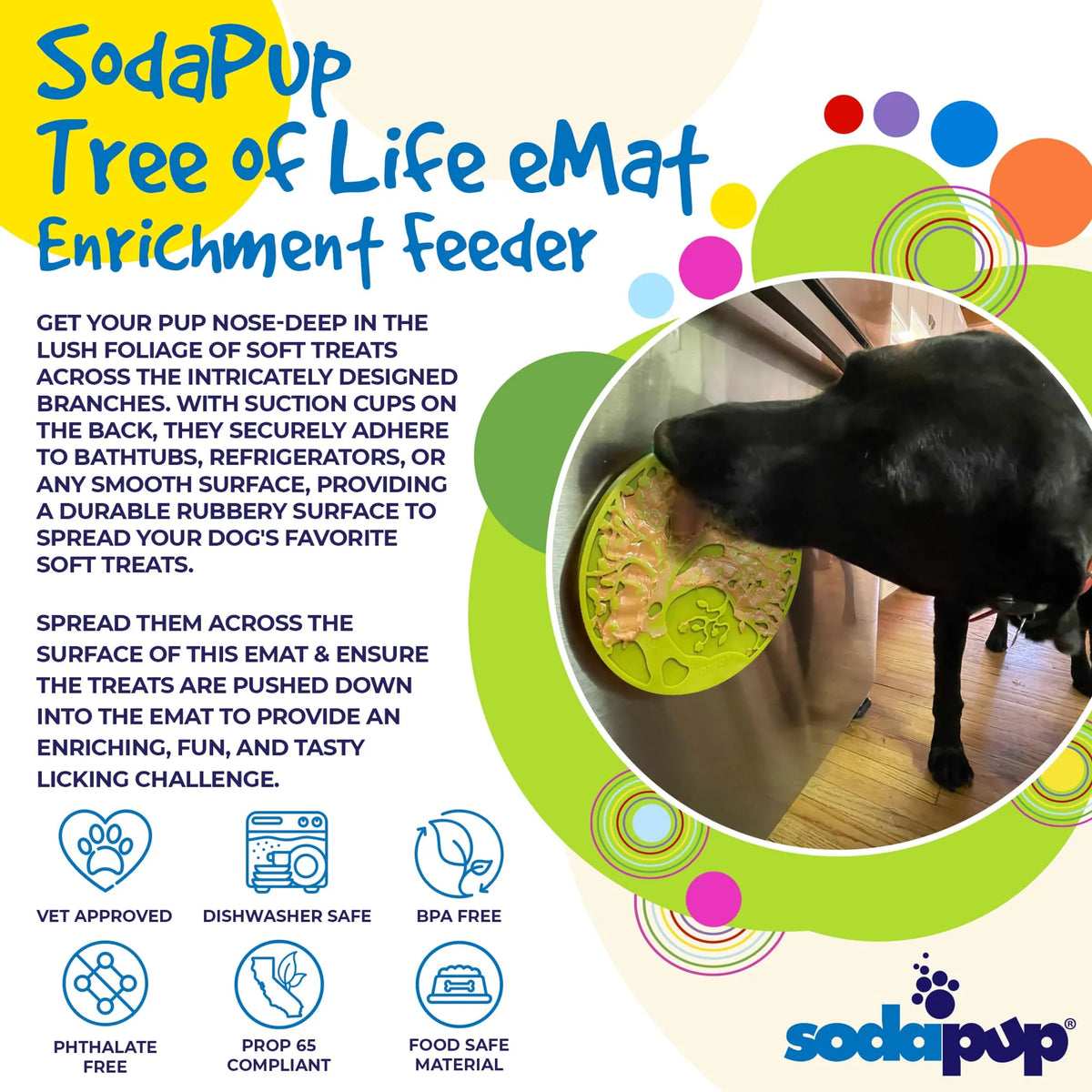 SodaPup Tree of Life Suction Lick Mat