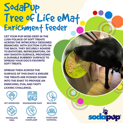 SodaPup Tree of Life Suction Lick Mat