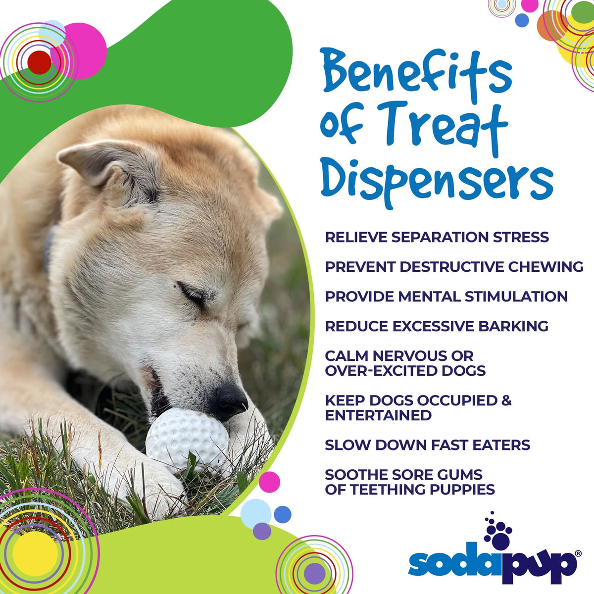 Golf Ball PUP-X Treat Dispenser Dog Toy
